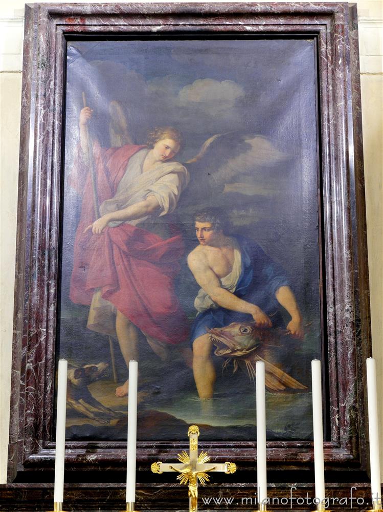 Milano - <i>L'arcangelo e Tobia</i> nella Chiesa di San Raffaele